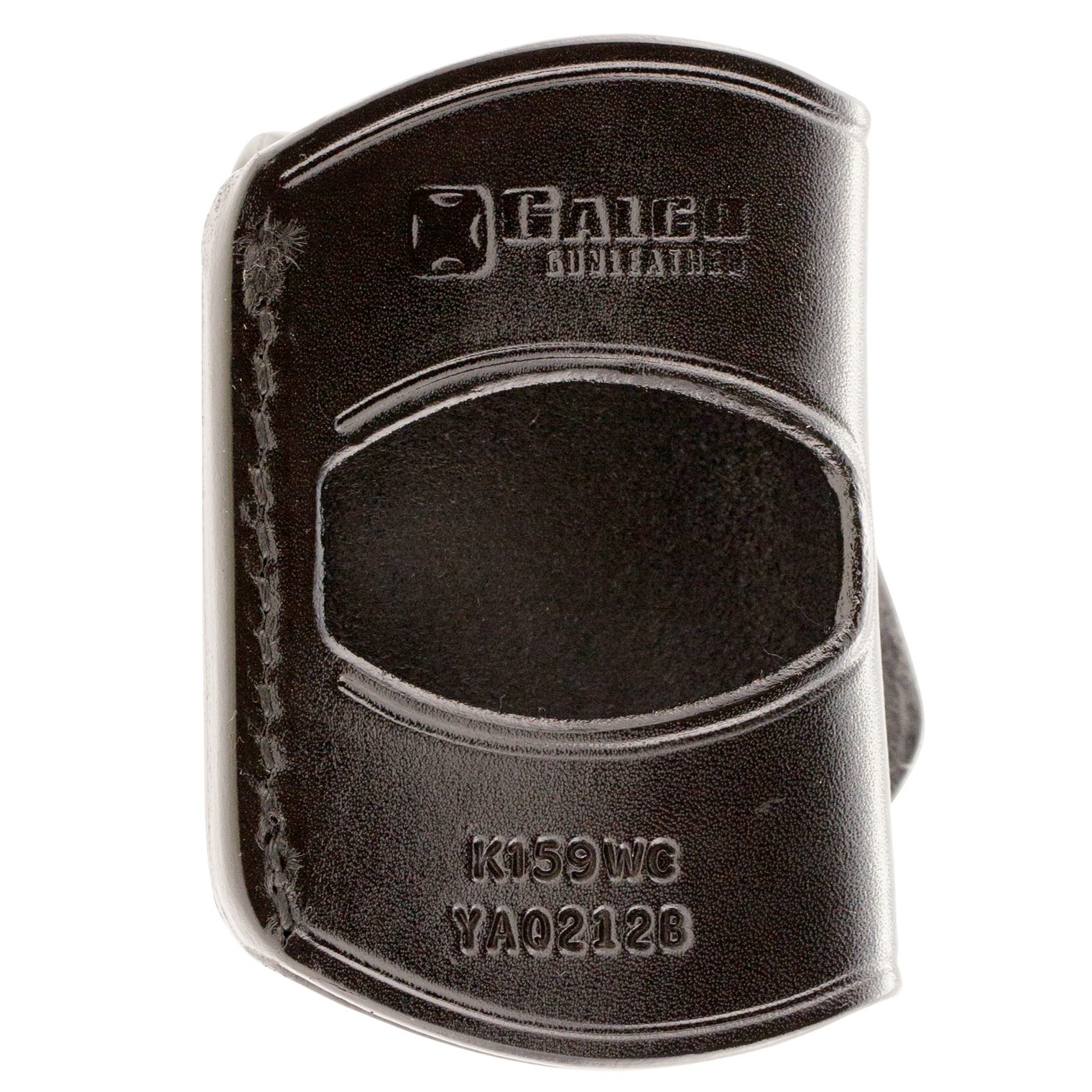 Galco YAQ212B Yaqui OWB Black Leather Belt Slide Fits 1911 Fits 3-5” Barrel Right Hand