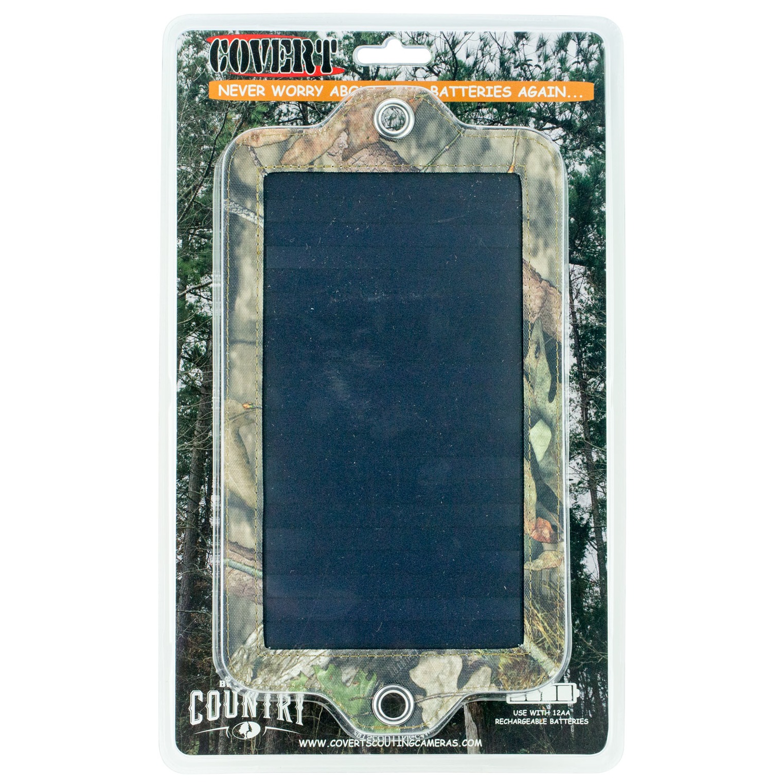 Covert Scouting Cameras 5267 Solar Panel 12”x 6” 6.4 Volt Camo
