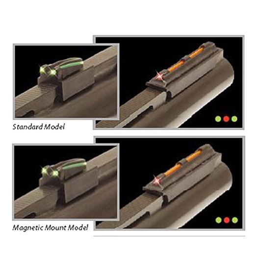 Truglo TG941XA Magnum Gobble-Dot Xtreme Universal Shotgun Fiber Optic Red/Green .25” Rib