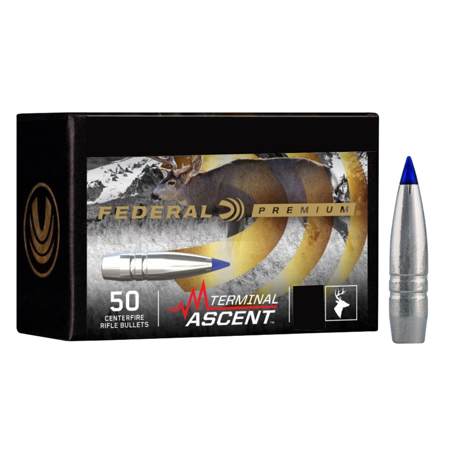Federal PB277TA1 Premium Terminal Ascent Component 270Win 136gr 50 Per Box/4 Case