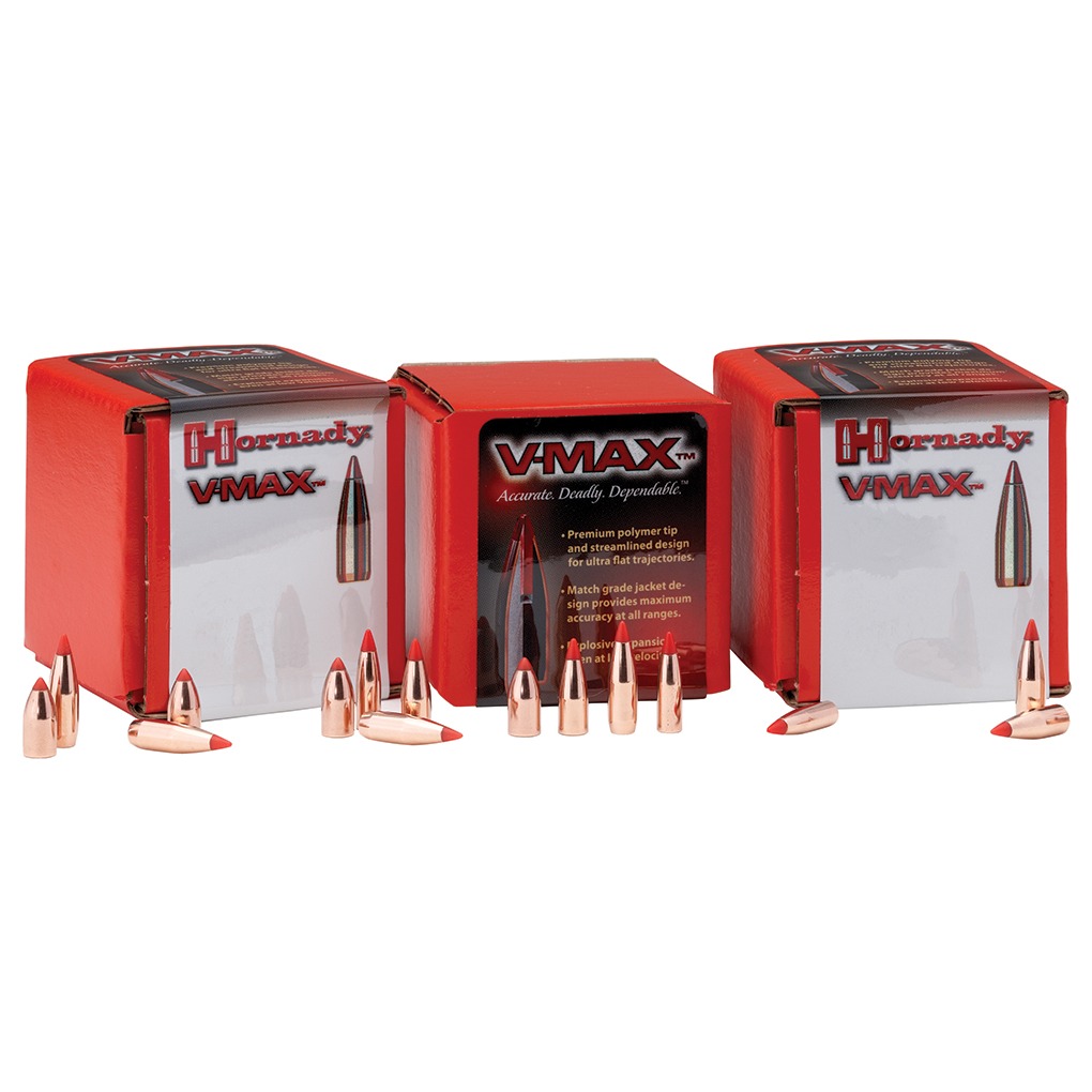 Hornady 22721 V-Max 6.8mm .277 110 gr 100 Per Box/ 25 Case