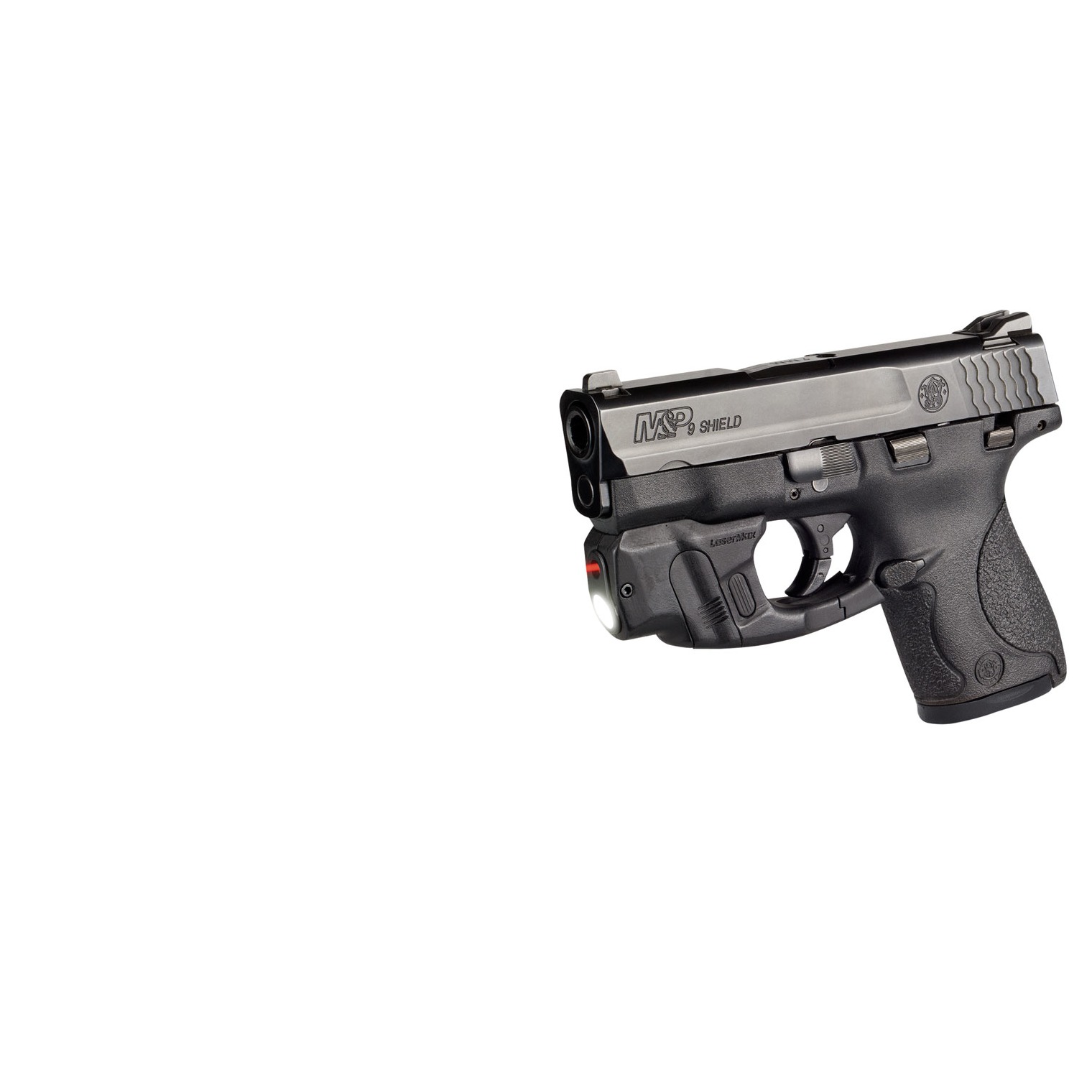 LaserMax CFSHIELDCR Red S&W GripSense Light/Laser Shield/Shield M2.0 Black 100 Lumens LED White