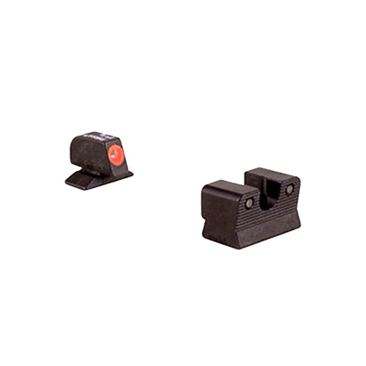 Trijicon 600619 HD Night Sights Green/Tritium Orange Outline Front Sight-Green Tritium Black Outline Rear Sight Beretta 92A1/96A1