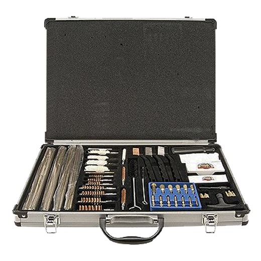DAC UGC100S Super Deluxe Universal Gun Cleaning Kit Multi-Caliber/61 Pieces Silver