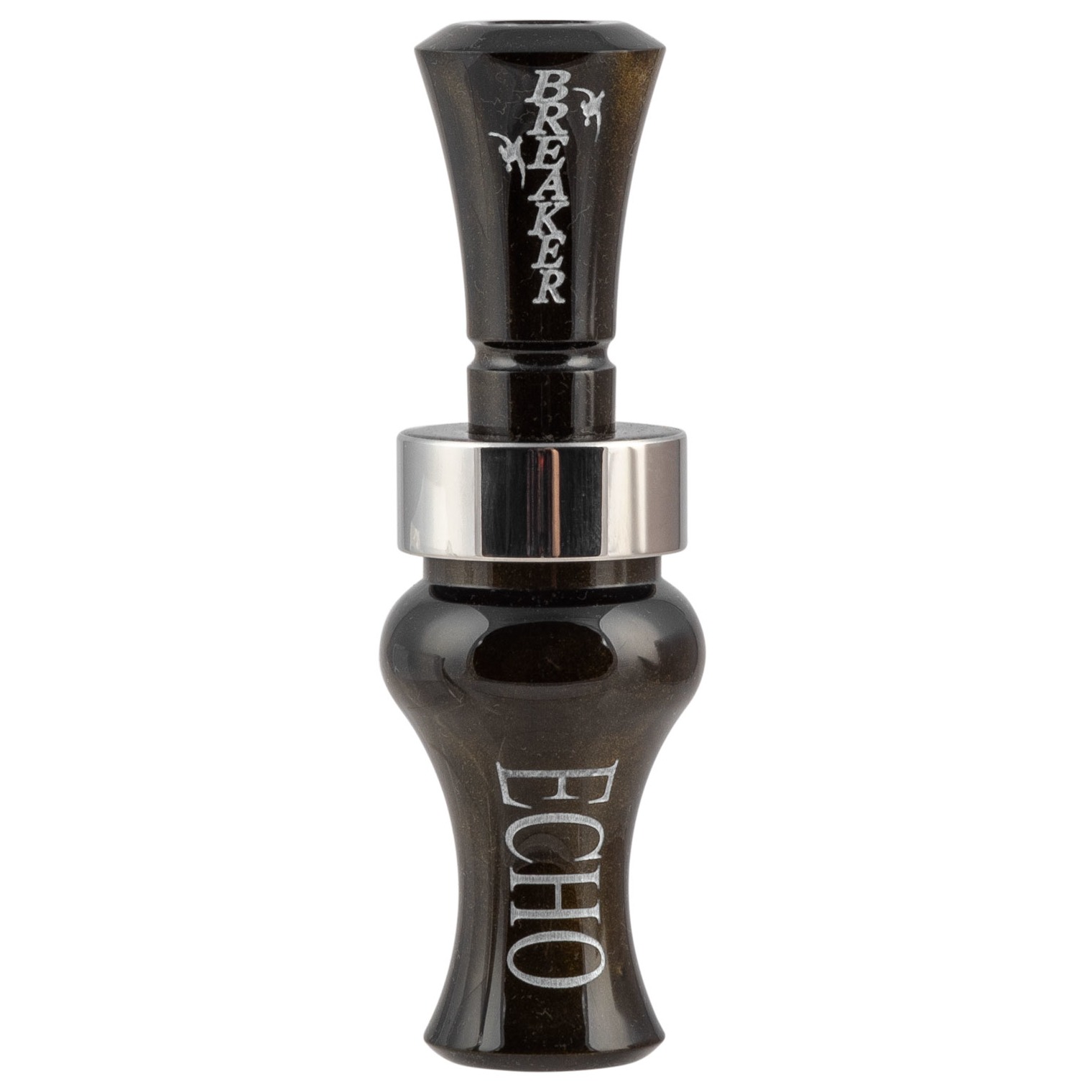 Echo Calls 78909 Breaker Single Reed Mallard Hen Sounds Attracts Ducks Black Gold Pearl Acrylic