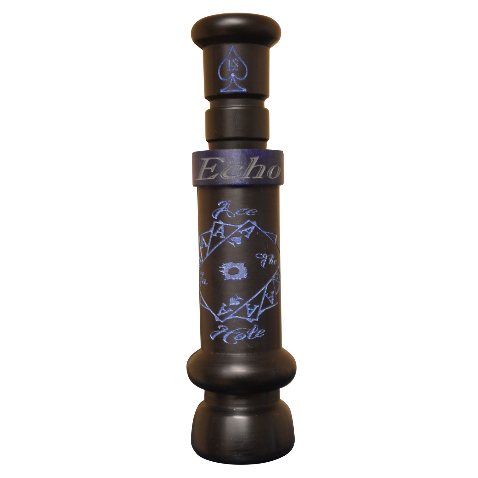 Echo Calls 90022 Ace in The Hole Single Reed Attracts Ducks/ Mallard Sounds Matte Black Acrylic