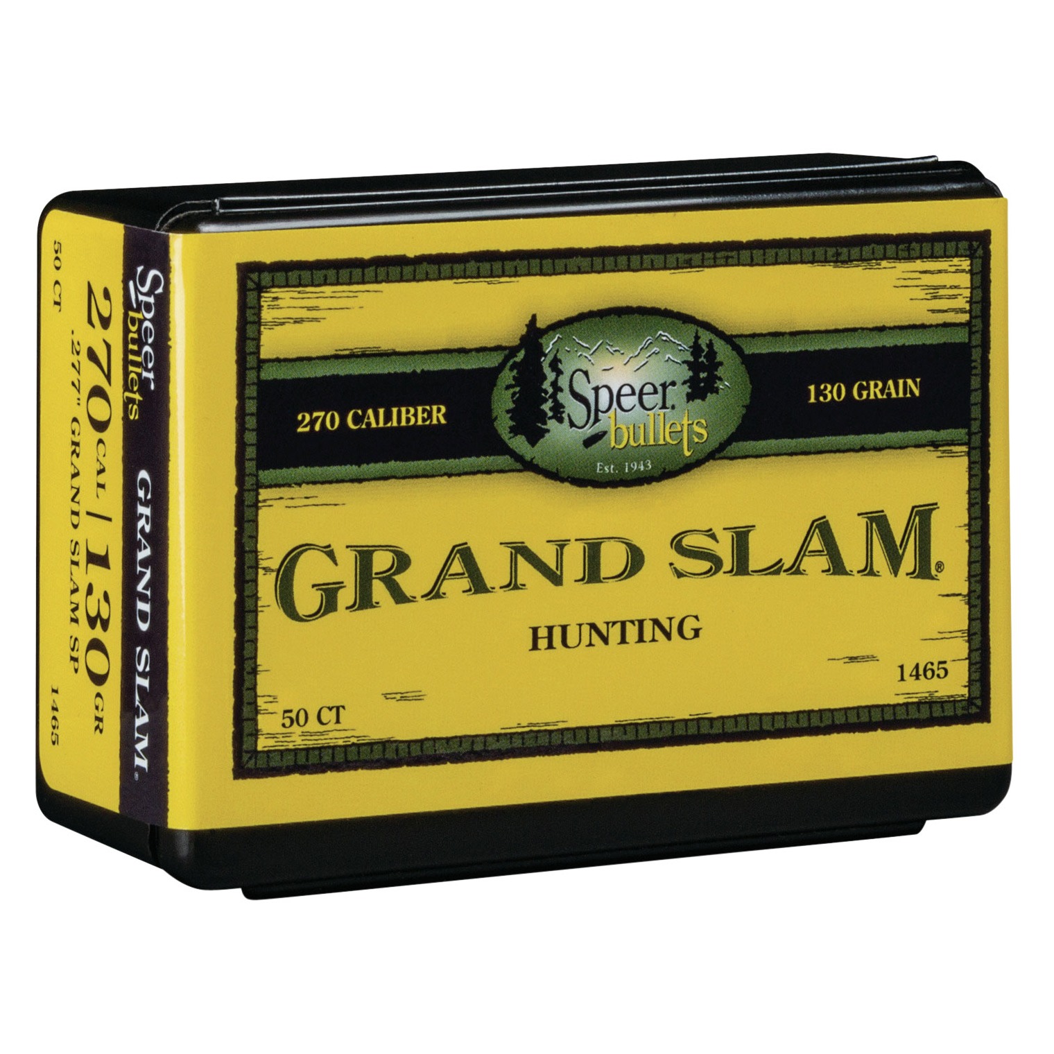 Speer 1465 Grand Slam 270Cal 130gr Soft Point 50 Per Box/5 Case