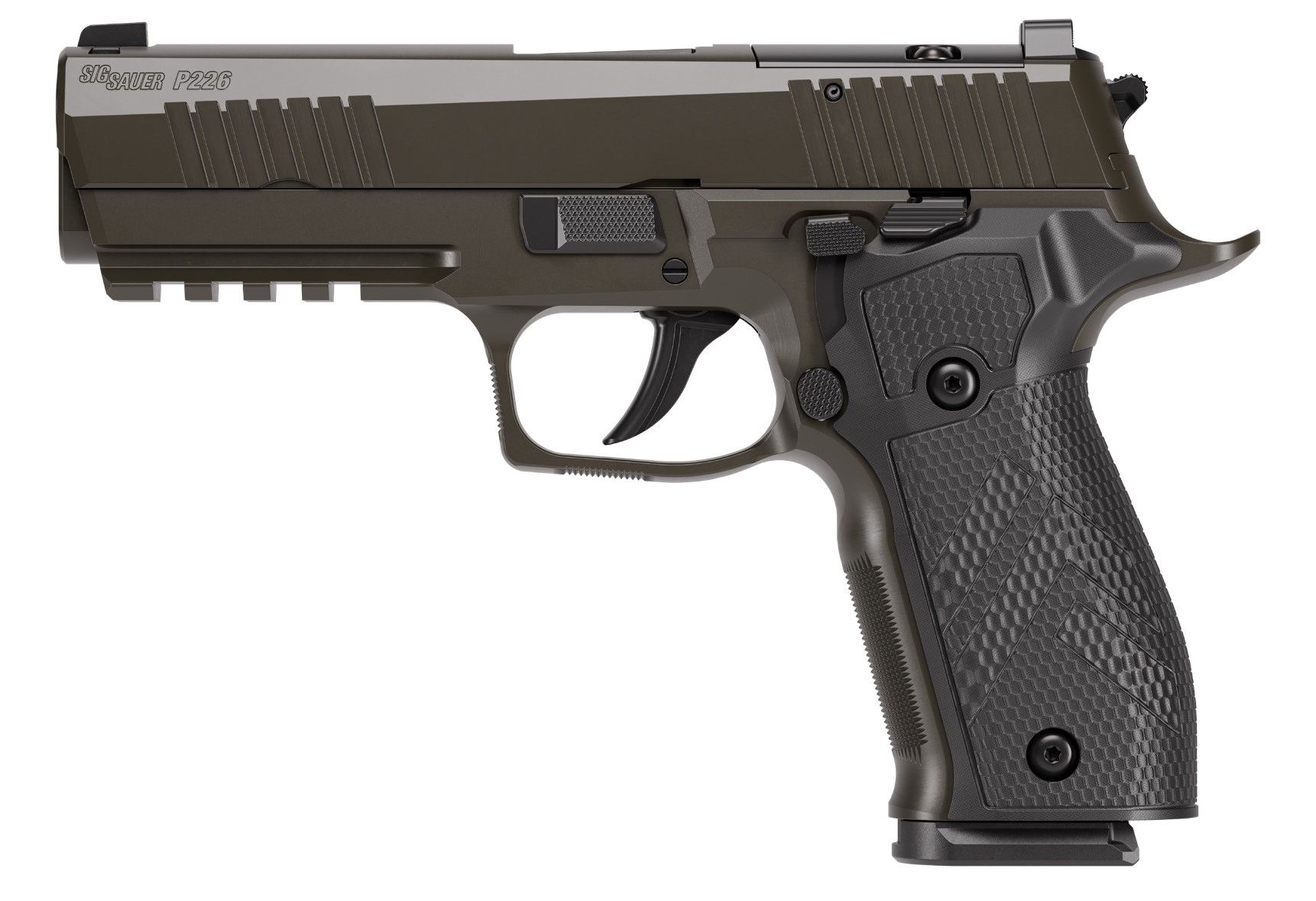 Sig Sauer P226X Legion Optic Ready Pistol 226X-9-LEGION, 9mm, 4.4in, Black G10 Legion Grip Panels, 18 Rds