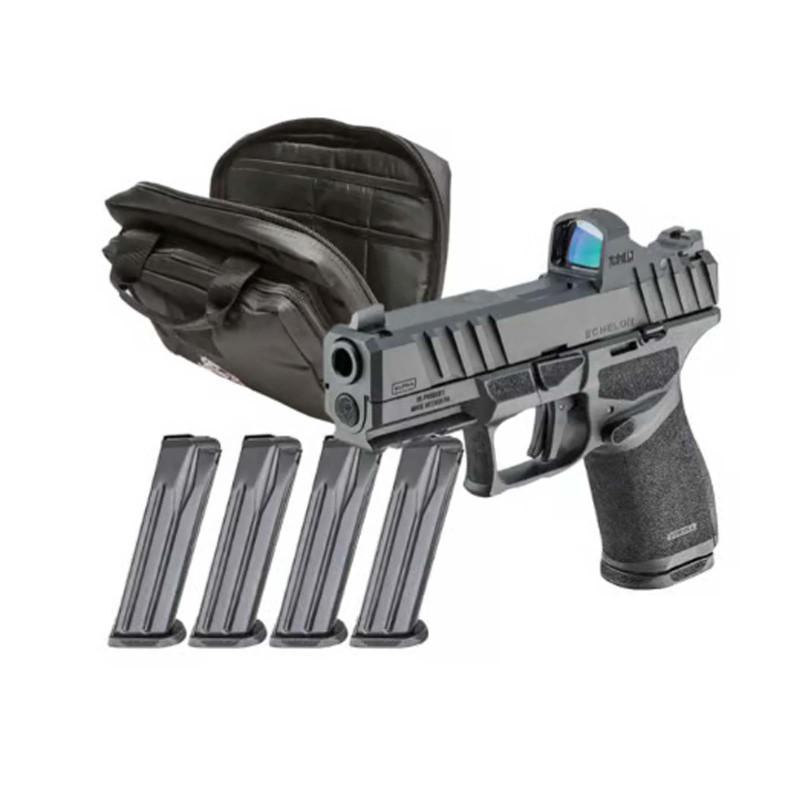 Springfield Echelon Alpha 4.0C Optic Pistol ECA9409B-PAC, 9mm, 4in, Black Polymer Grips, Black Finish, 15 Rds
