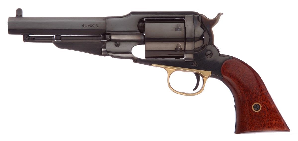 Taylors Remington Conversion Revolver 550767, 45 Long Colt, 5.5in, Walnut Grips, Octagon Barrel, 6 Rds