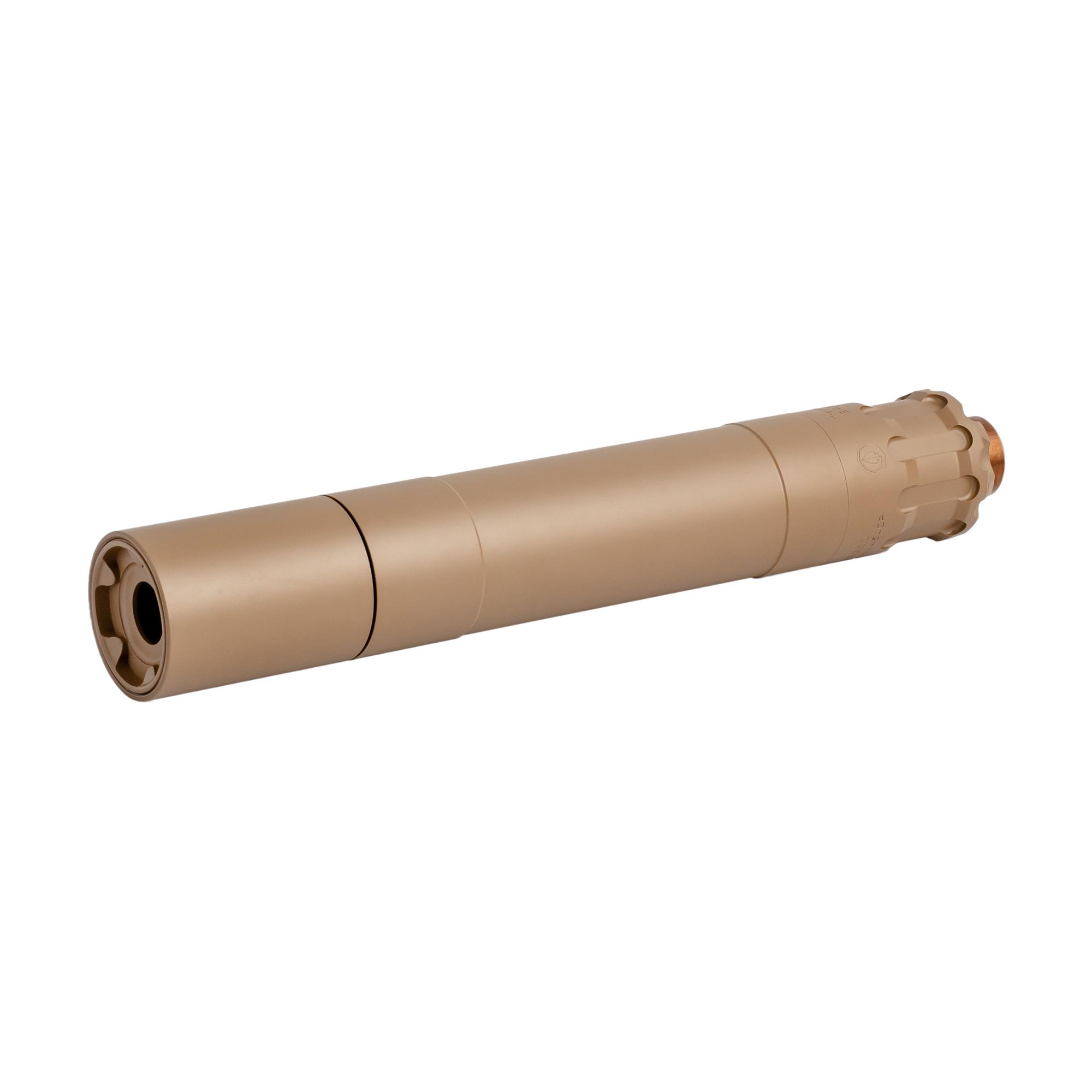 Rugged Suppressors OBSFDE45 Obsidian 45, 45 Cal Suppressor, FDE