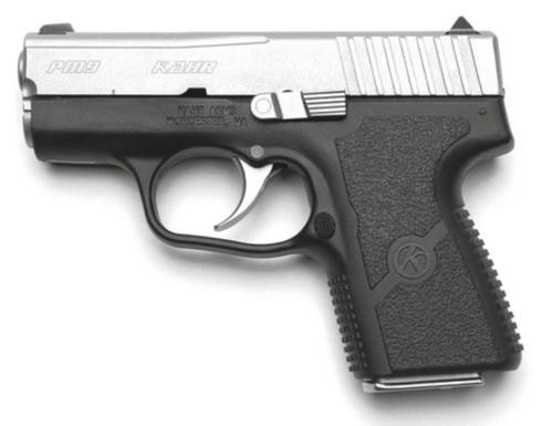 Kahr Arms PM9 DAO 9mm 3", /7rd Black Poly Grip/Stainless, 6rd