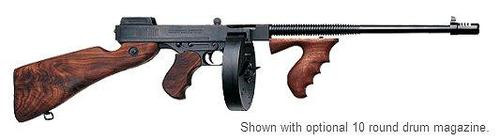 Thompson Model 1927A1 Deluxe 45 ACP, Deluxe Rifle, Walnut Stock, Alloy Receiver