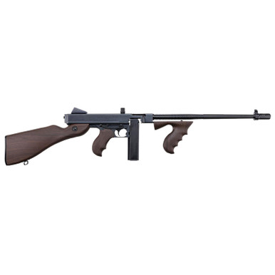 Thompson T5P 1927A-1 .45 Cal 20+1 16.50" Blued Finned Barrel, Blued Receiver, Walnut Grain Polymer Fixed Stock & Grip
