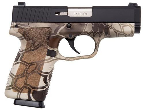 Kahr Arms CW9, 9mm, 3.6" Barrel, 7rd, Kryptek Camo Frame, Black Cerakote