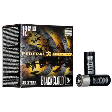 Federal PWBX1473 Black Cloud FS 12Gauge 2.75" 1 1/8oz 3Shot 25 Per Box/10 Case