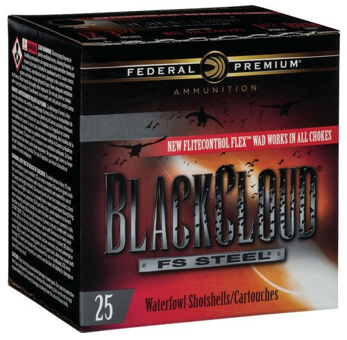 Federal BlackCloud 12 Ga, 2.75", 1-1/8oz, 4 Shot, 25rd/Box