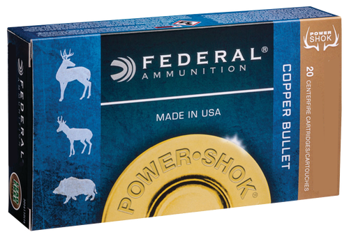 Federal Power-Shok 300 Win Mag 180gr, Copper Hollow Point, 20rd Box