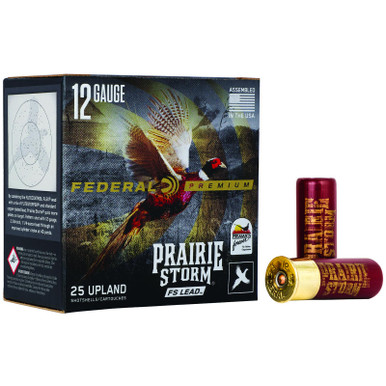 Federal PFX154FS6 Premium Prairie Storm FS 12Gauge 2.75" 1 1/4oz 6Shot 25 Per Box/10 Case