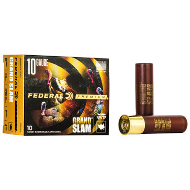 Federal PFCX101F4 Premium Grand Slam 10Gauge 3.50" 2oz 4Shot 10 Per Box/25 Case