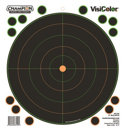 Champion 8" Bulls Eye 5 Pack, 40 Pasters