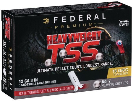 Federal Heavyweight TSS 12 Ga 3", 1-3/4oz, 7 Shot, 5rd Box