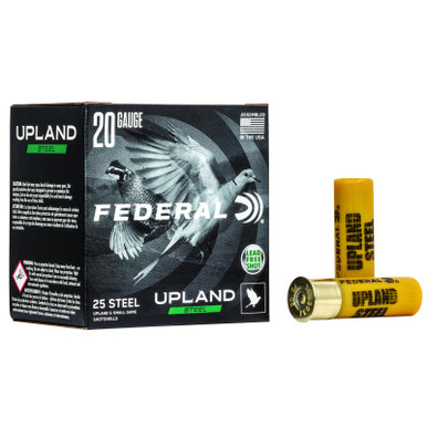 Federal USH206 Upland Field & Range 20Gauge 2.75" 3/4oz 6Shot 25 Per Box/10 Case