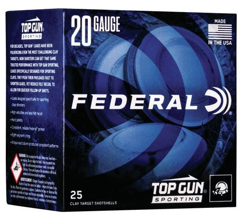 Federal Top Gun Sporting 28 Ga, 2.75", 3/4oz, 9 Shot, 25rd Box