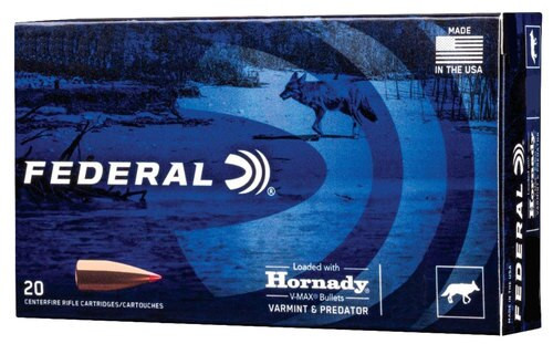 Federal Varmint & Predator 6.5 Creedmoor 95gr, Hornady V-Max (VMX), 20rd Box