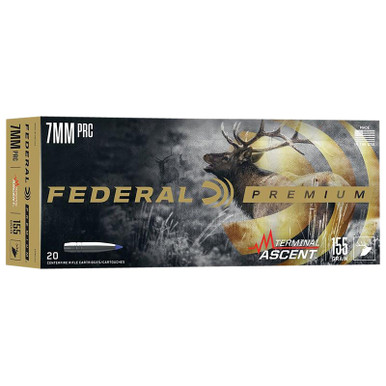 Federal P7PRCTA1 Premium Terminal Ascent 7mmPRC 155gr 20 Per Box/10 Case