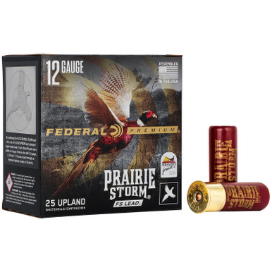 Federal PFX126FS4 Premium Prairie Storm FS 12Gauge 2.75" 1 1/4oz 4Shot 25 Per Box/10 Case