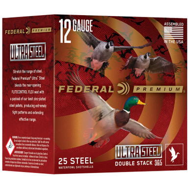 Federal PWUX14235 Premium 12Gauge 3" 1 1/4 oz 3/5 Shot 25 Per Box/10 Cs