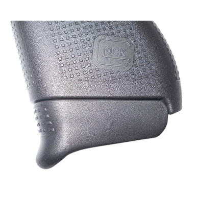 Pearce Grip PG43+1 Magazine Extension made of Polymer with Black Finish & 3/4" Gripping Surface for Glock 43 (Adds 1rd)
