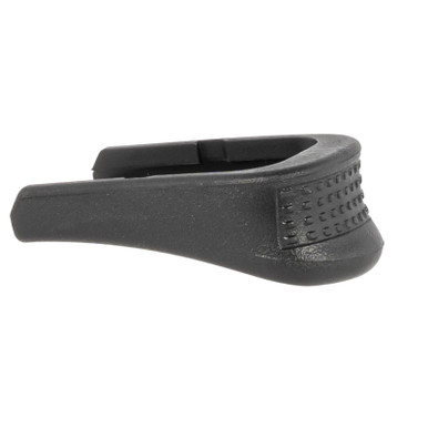 Pearce Grip PG48 Grip Extension made of Polymer with Texture Black Finish & 5/8" Gripping Surface for 9mm Luger Glock 43X, 48