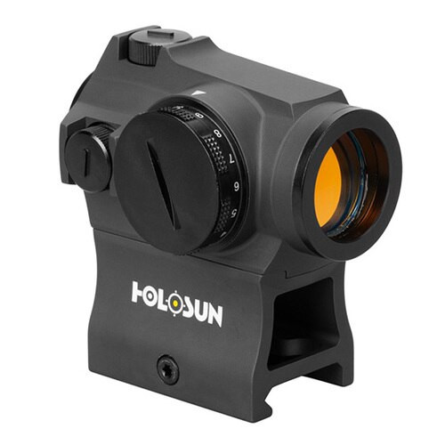 Holosun 503 Rifle Enclosed, Solar, Gold Multi-Reticle, 6061 Aluminum, Enclosed, Rotary Dial, Rifle