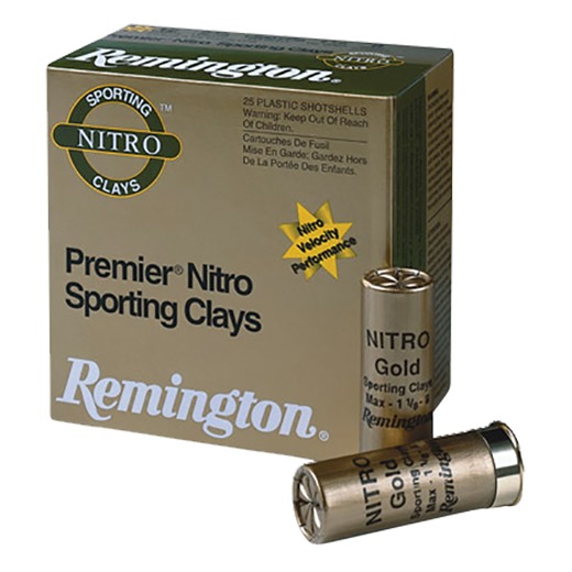 Remington Ammunition 28879 Premier Nitro Sporting Clay 410 Gauge 2.50” 1/2 oz 8 Shot 25 Per Box/ 10 Cs