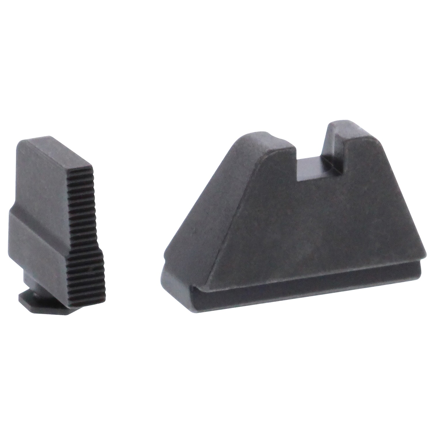 AmeriGlo GL507 Optic Compatible Sight Set for Glock 5XL Tall Serrated Front Sight-Black Rear Sight