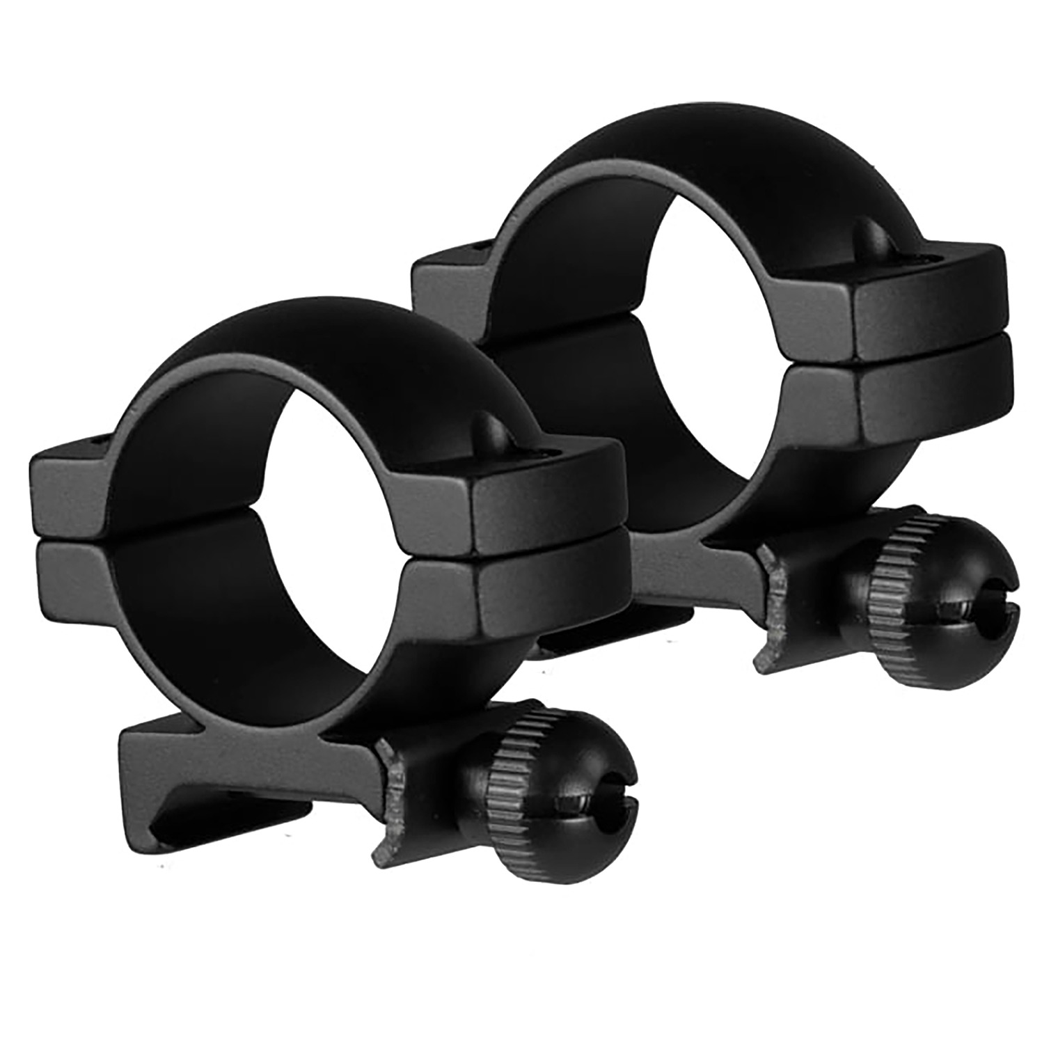 TruGlo TGTG8960B1 Lightweight Scope Rings Matte Black 1” Medium