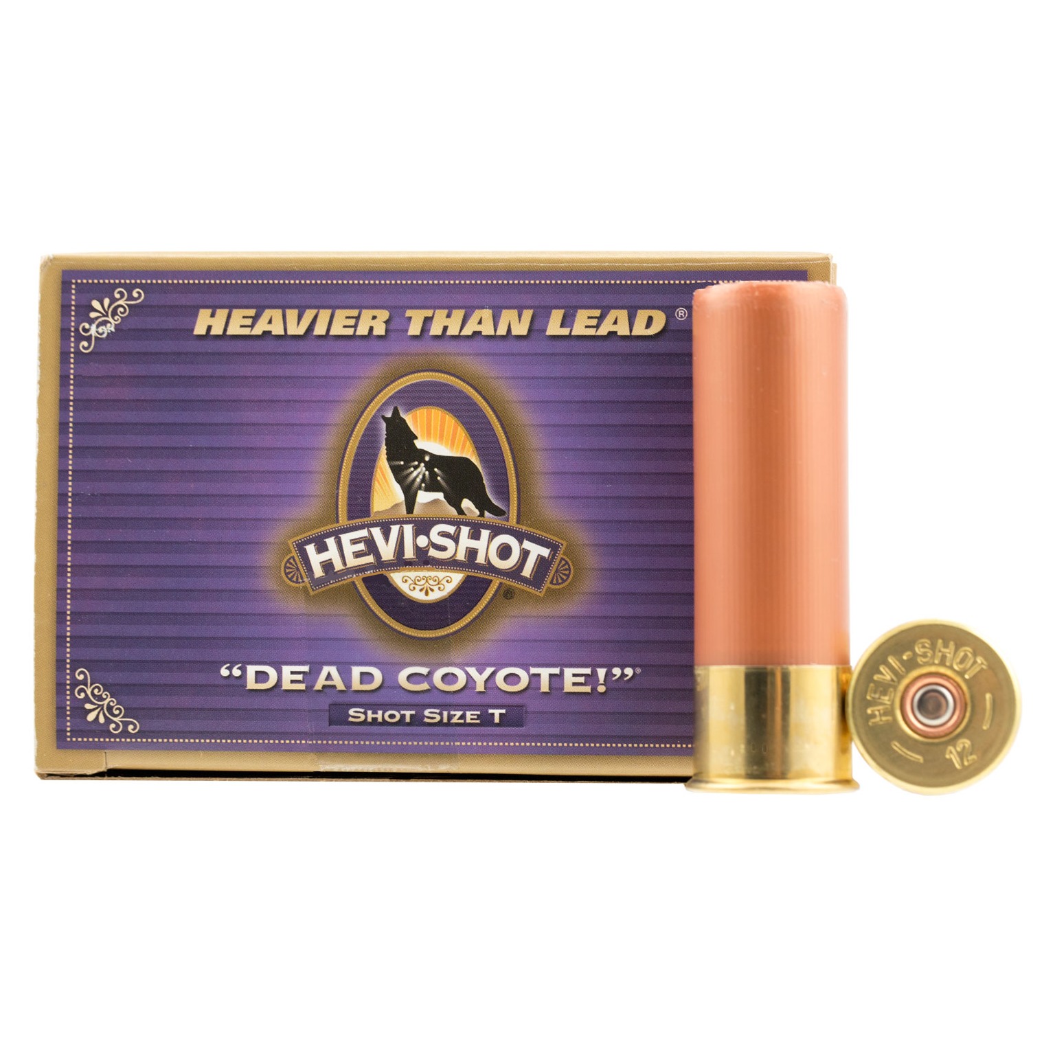 HEVI-Shot HS43030 Dead Coyote 12Gauge 3” 1 1/2oz TungstenT Shot 10 Per Box/10 Case
