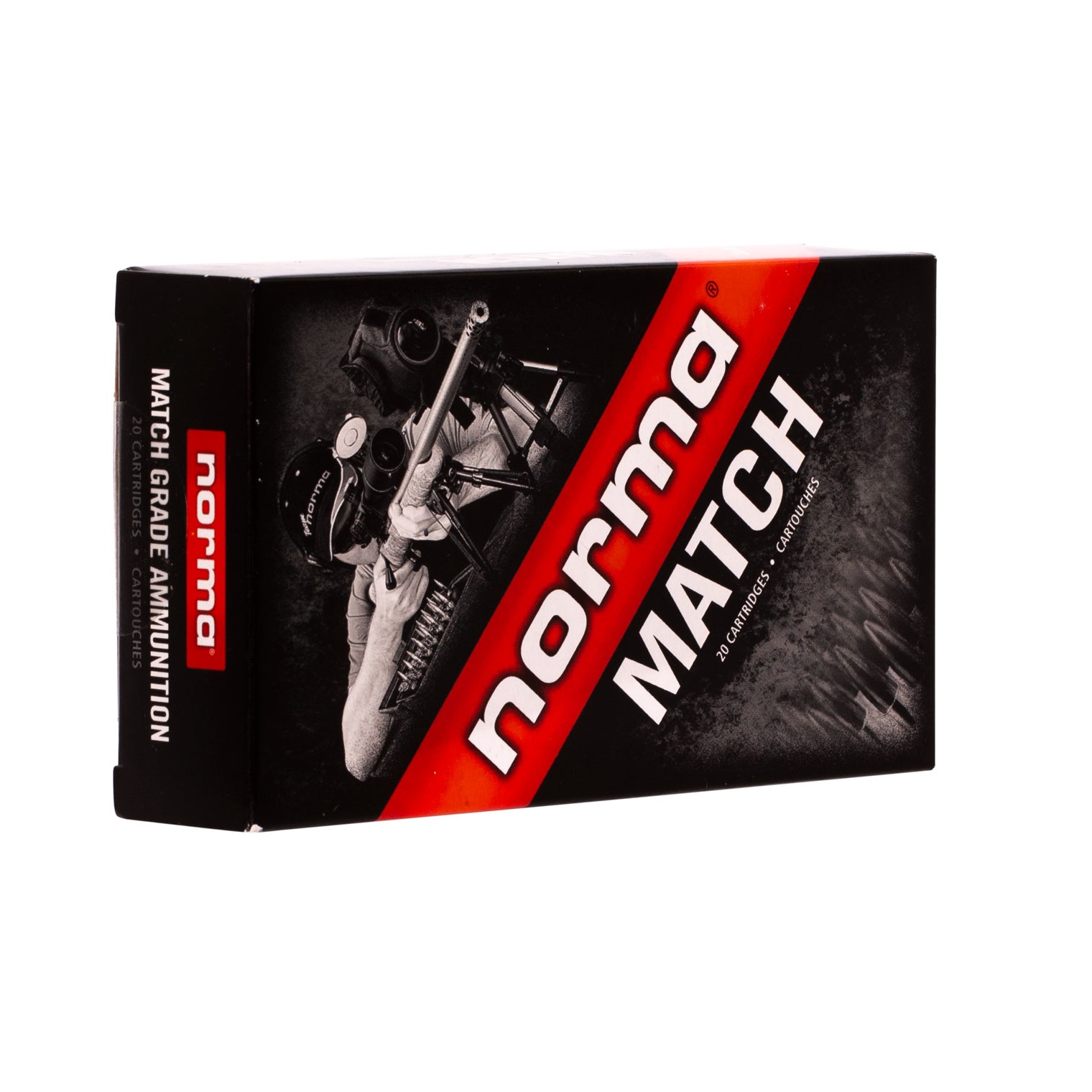 Norma Ammunition 10166312 Dedicated Precision Golden Target Match 6.5Creedmoor 130gr Boat Tail Hollow Point 20 Per Box/10 Case