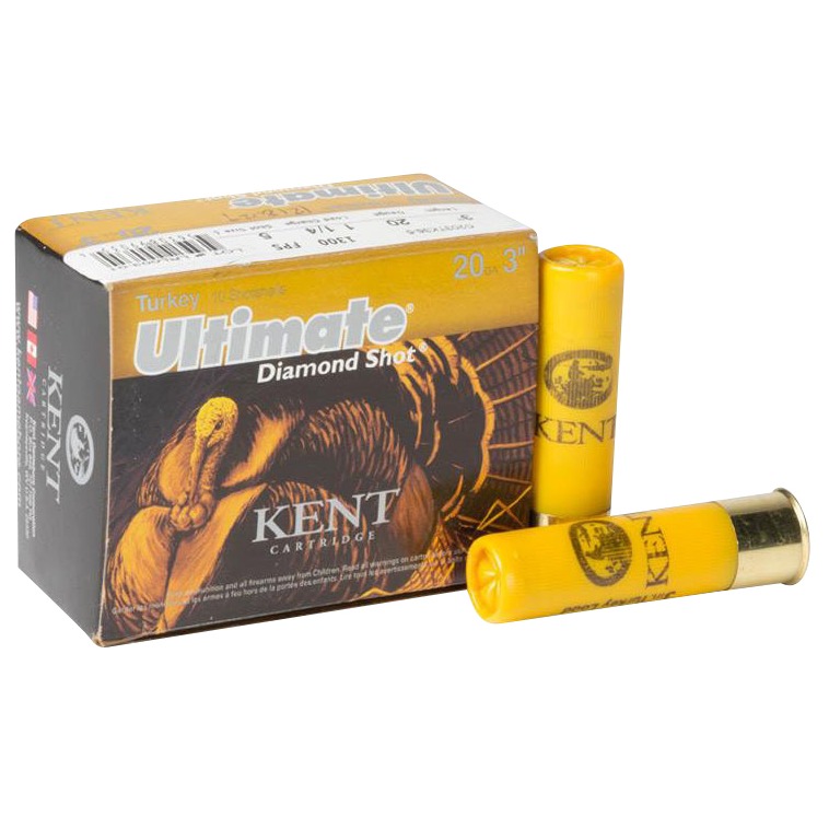 Kent Cartridge C203TK364 Ultimate Turkey 20Gauge 3” 1 1/4oz 4Shot 10 Per Box/10 Case