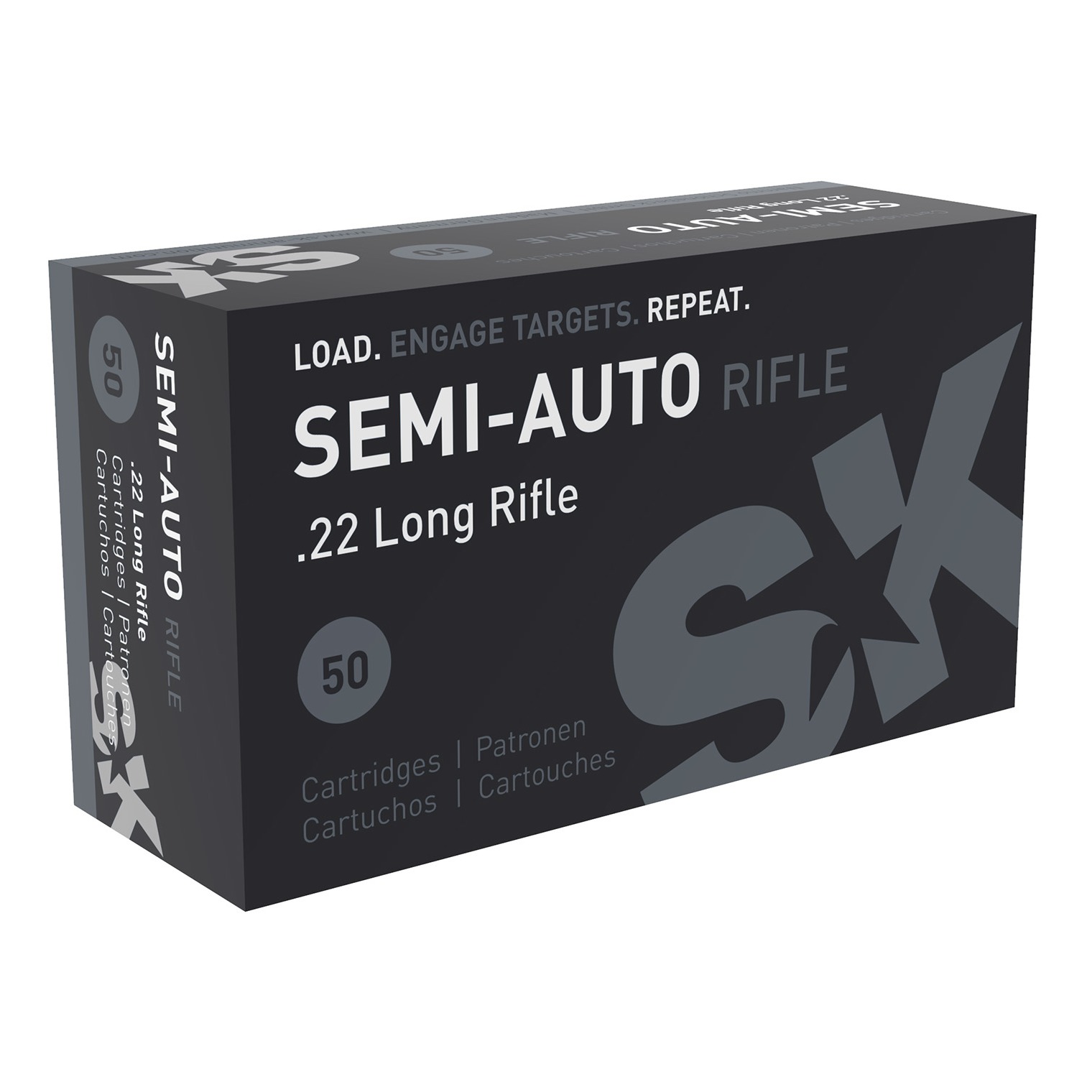 SK 420148 Semi-Auto Rilfe 22LR 40gr 50 Per Box/100 Case