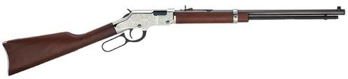Henry Silver Eagle Lever Rifle, 17 HMR, 20",, Walnut Stock, Nickel Receiver, 12 rd