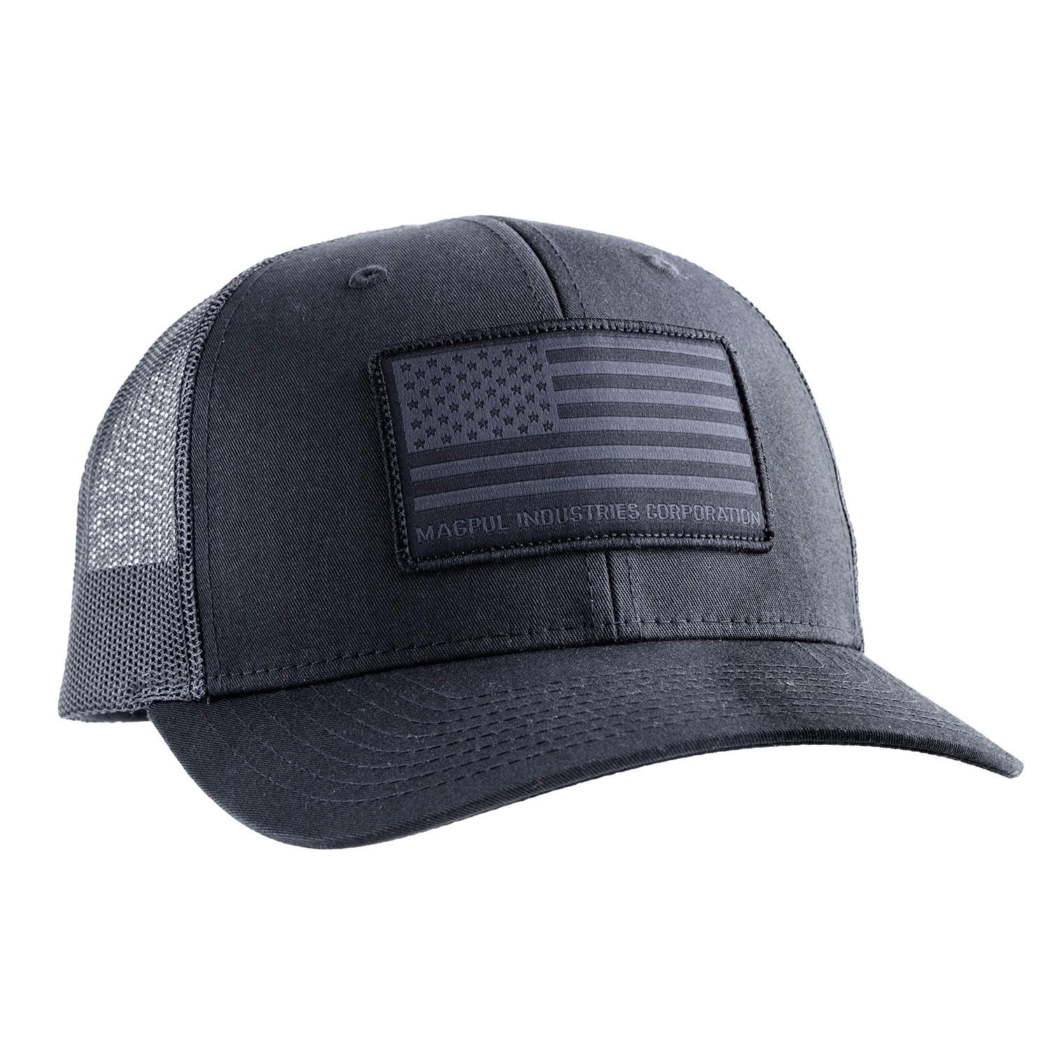 Magpul Standard Patch Trucker Hat Black Adjustable Snapback OSFA MAG1215001