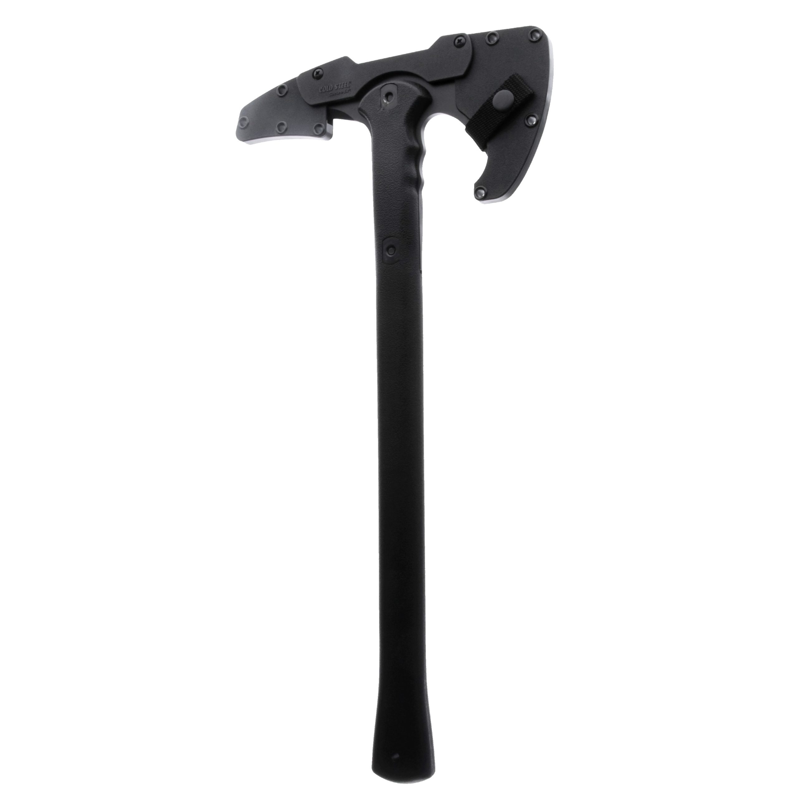 Cold Steel CS90PTWH War Hawk Tomahawk w/Spike Plain 1055 Carbon Steel Blade Black Polypropylene Handle 19”