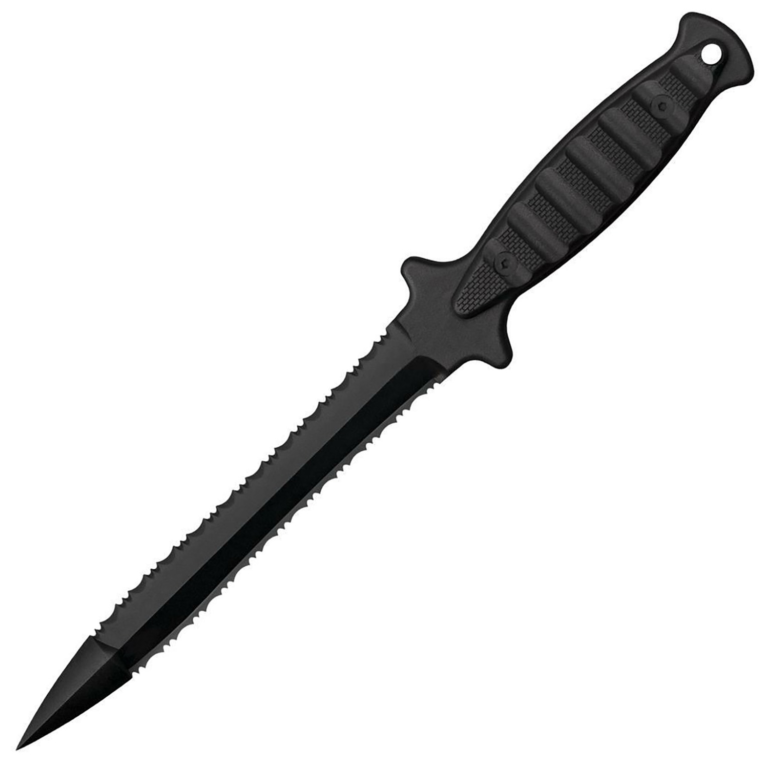 Cold Steel CS-92FMA FGX Wasp 7” Fixed Serrated Black Griv-Ex Blade & Handle
