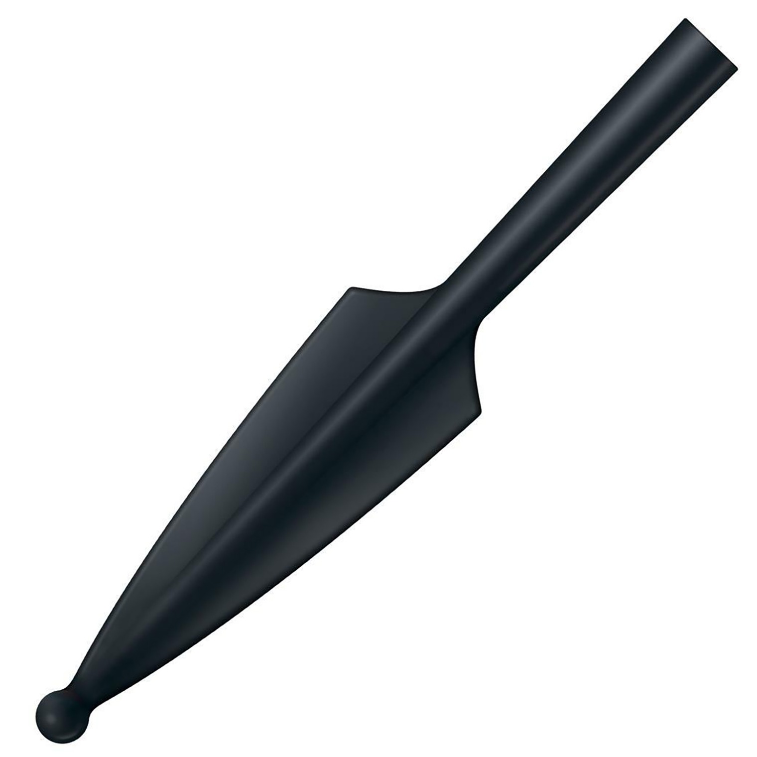 Cold Steel CS92R95 Spear Head Trainer 10.66” Fixed Plain Black Santoprene Blade 6.33” Black Santoprene Handle