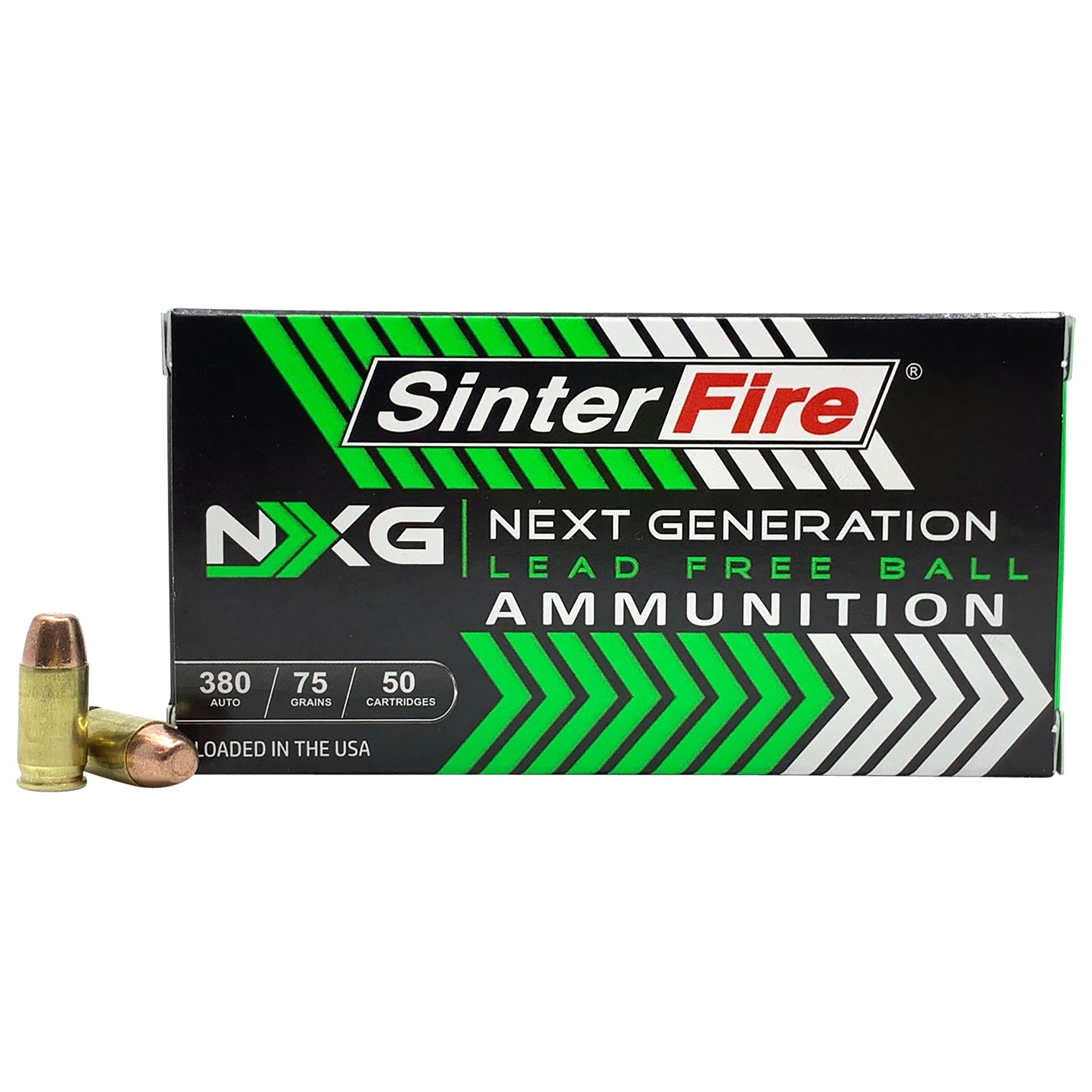 SinterFire Inc SF38075NXG Next Generation (NXG) 380ACP 75gr Lead Free Ball 50 Per Box/20 Case