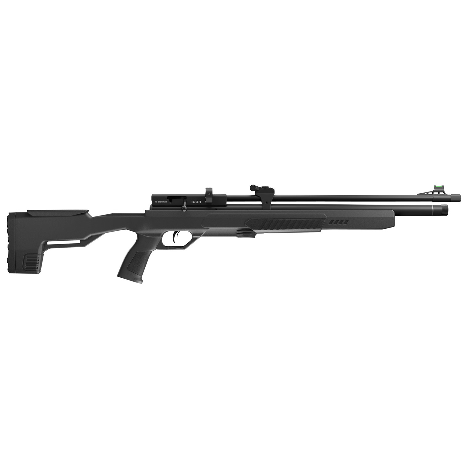 Crosman CPI77S Icon Air Rifle PCP 177 12+1 Shot Black Black Receiver Black Fixed All Weather Stock