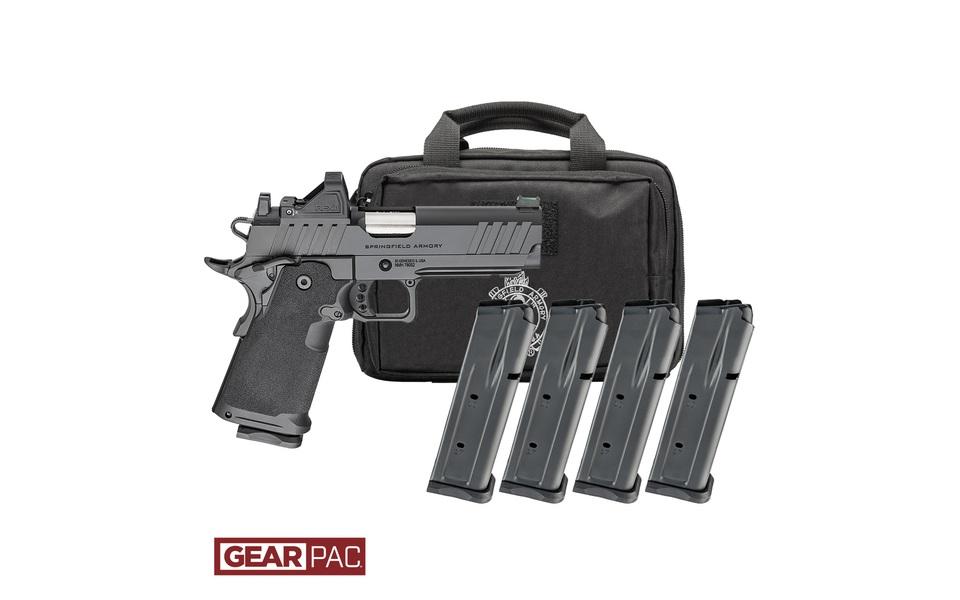 Springfield 1911 DS Prodigy AOS Pistol PH9117AOSLC-PAC, 9mm, 4.25in, Textured Grip Frame, 10 Rds